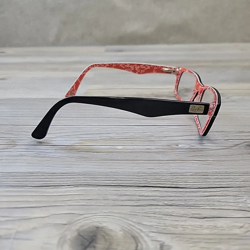 Ray-Ban Eyeglasses RB 5206 2479 52-18 140 MM Black Red FRAMES ONLY‎
